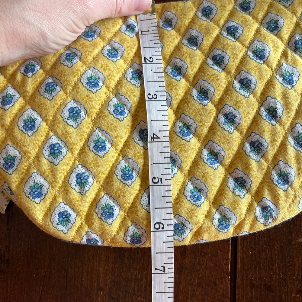 RARE Vintage Vera Bradley Elizabeth Yellow Floral Fanny Shoulder Pack Bag Purse - Picture 6 of 6